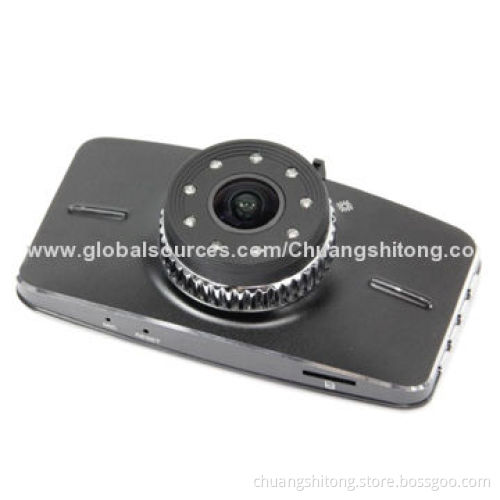 In car camera, dual lens 1080P, 3.0-inch LCD